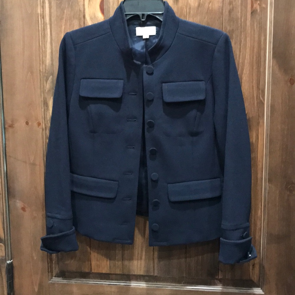 Loft military blazer navy size 0